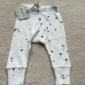 NWT Kate Quinn Organic Thermal Black Stars Panda Pants